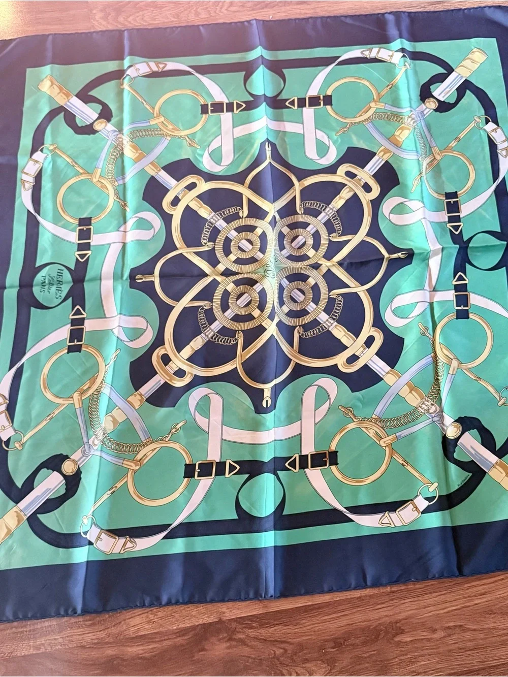 Hermes Eperon D’Or Silk Scarf - Flawed